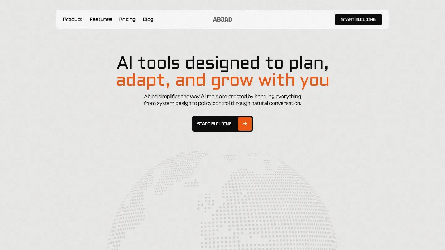ABJAD - Framer Technology & Software Website Template