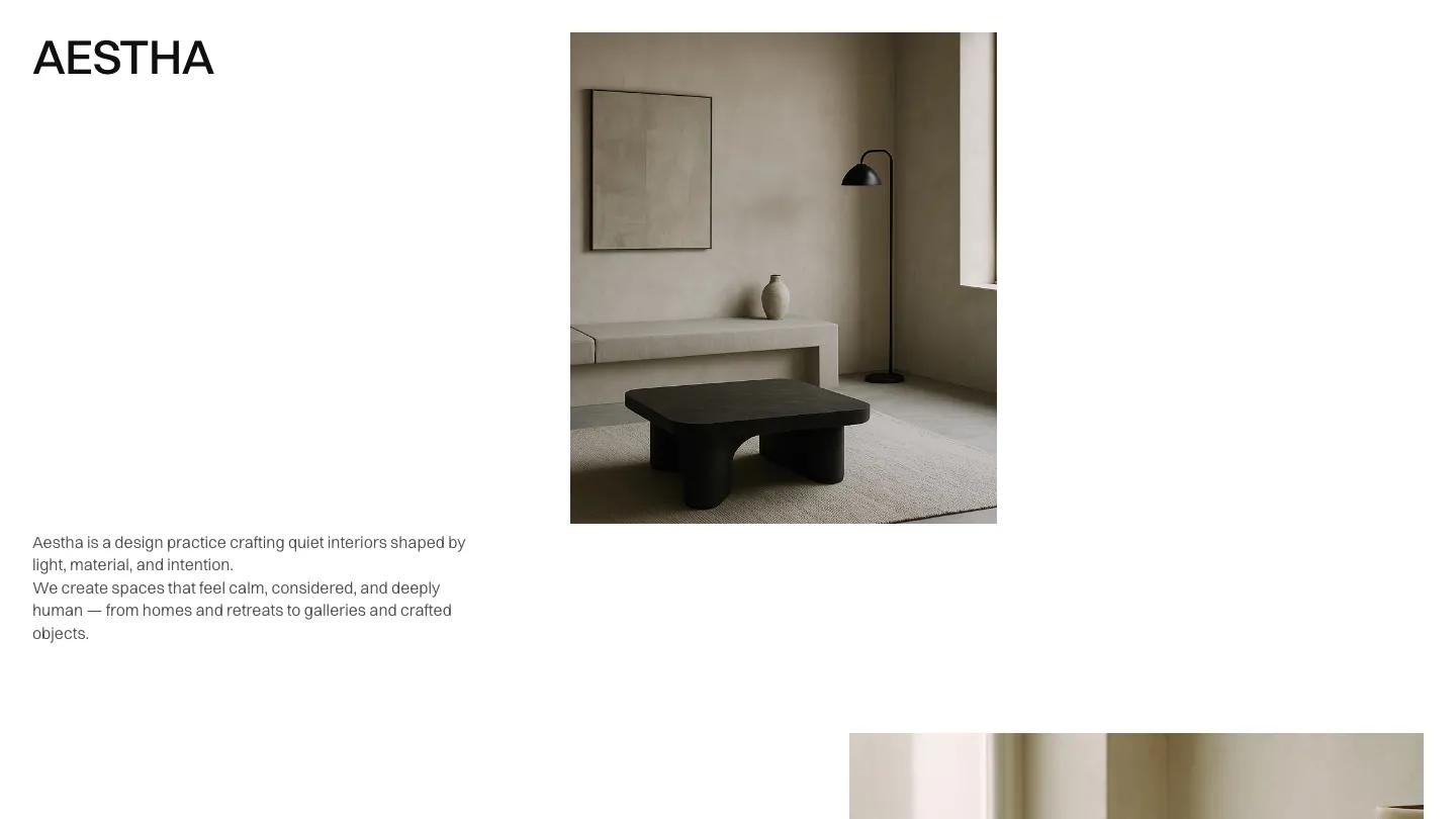 aestha - Framer Portfolio & Agency Website Template