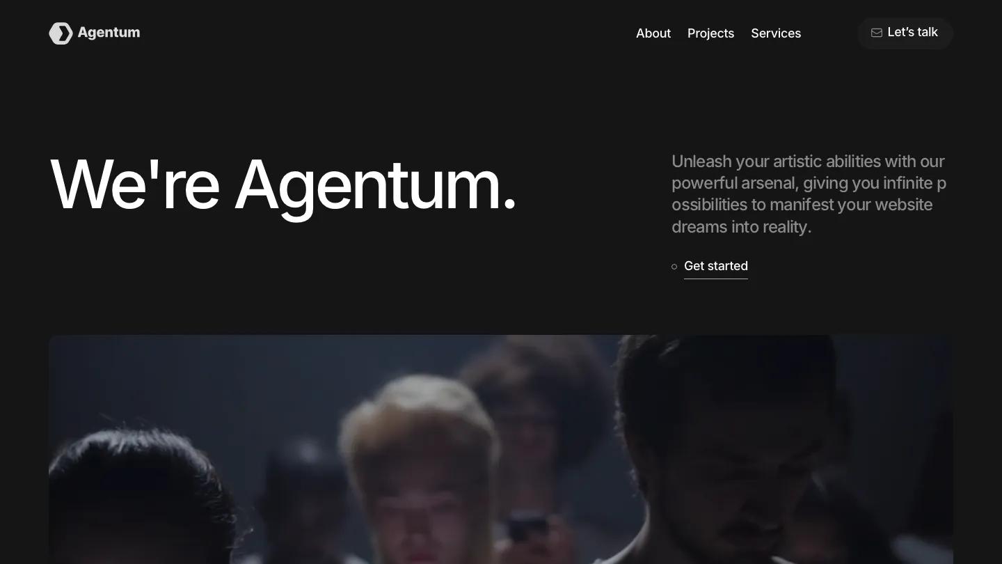 agentum - Framer Portfolio & Agency Website Template