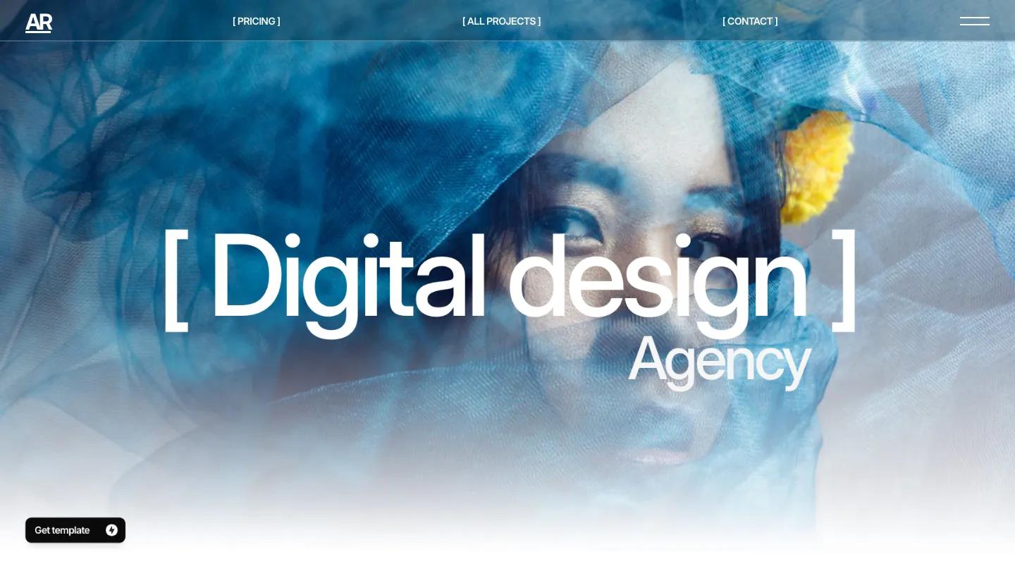 ar - Framer Portfolio & Agency Website Template