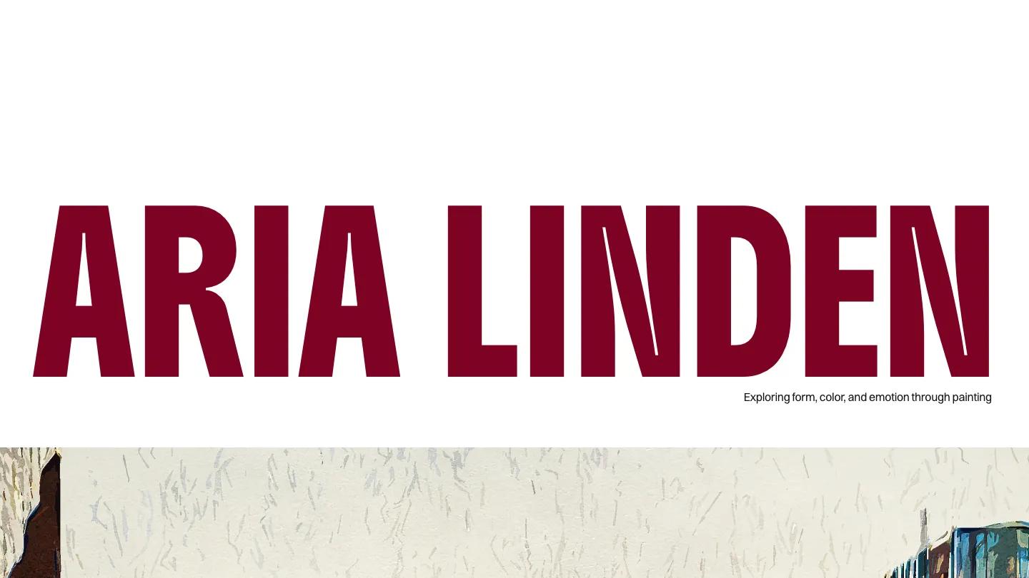 aria-linden - Framer Portfolio & Agency Website Template