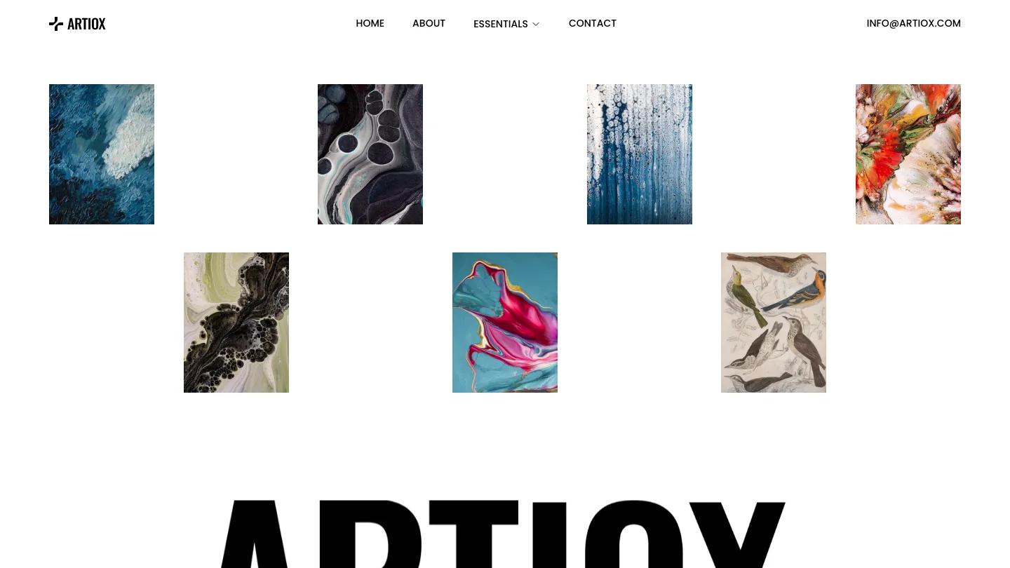 artiox - Framer Art & Design Website Template