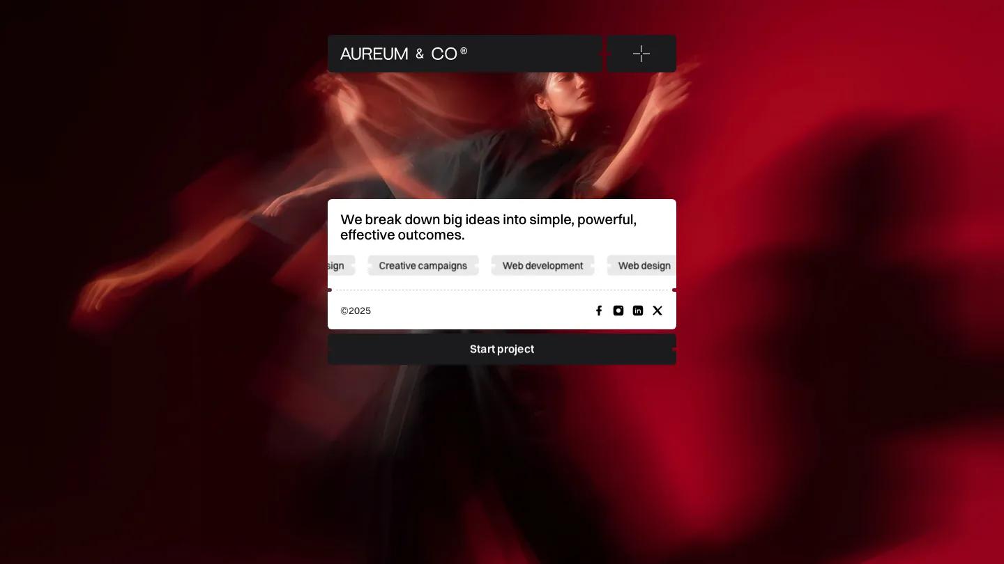 aureum-co - Framer Portfolio & Agency Website Template