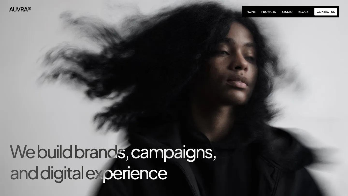 auvra - Framer Portfolio & Agency Website Template