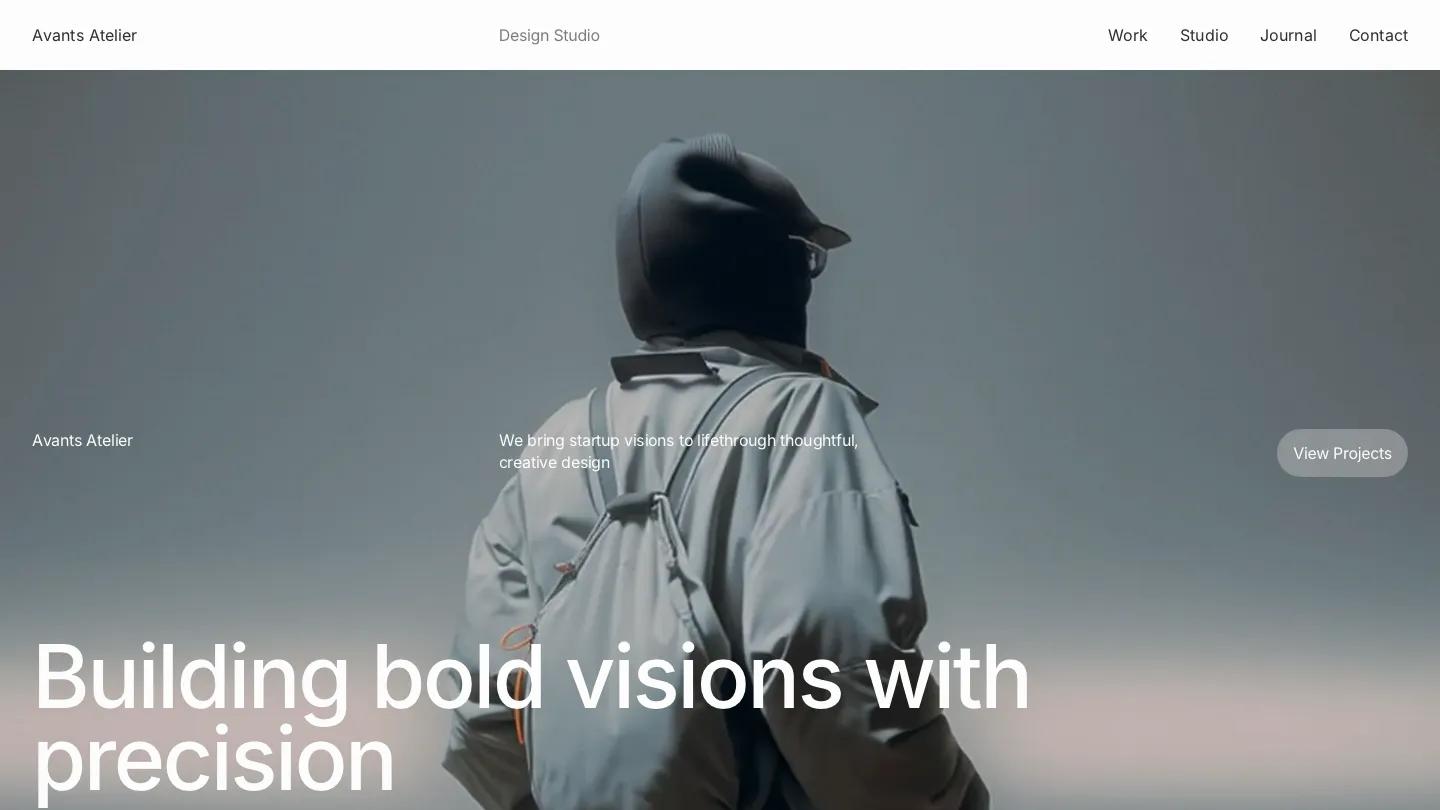 avants - Framer Portfolio & Agency Website Template