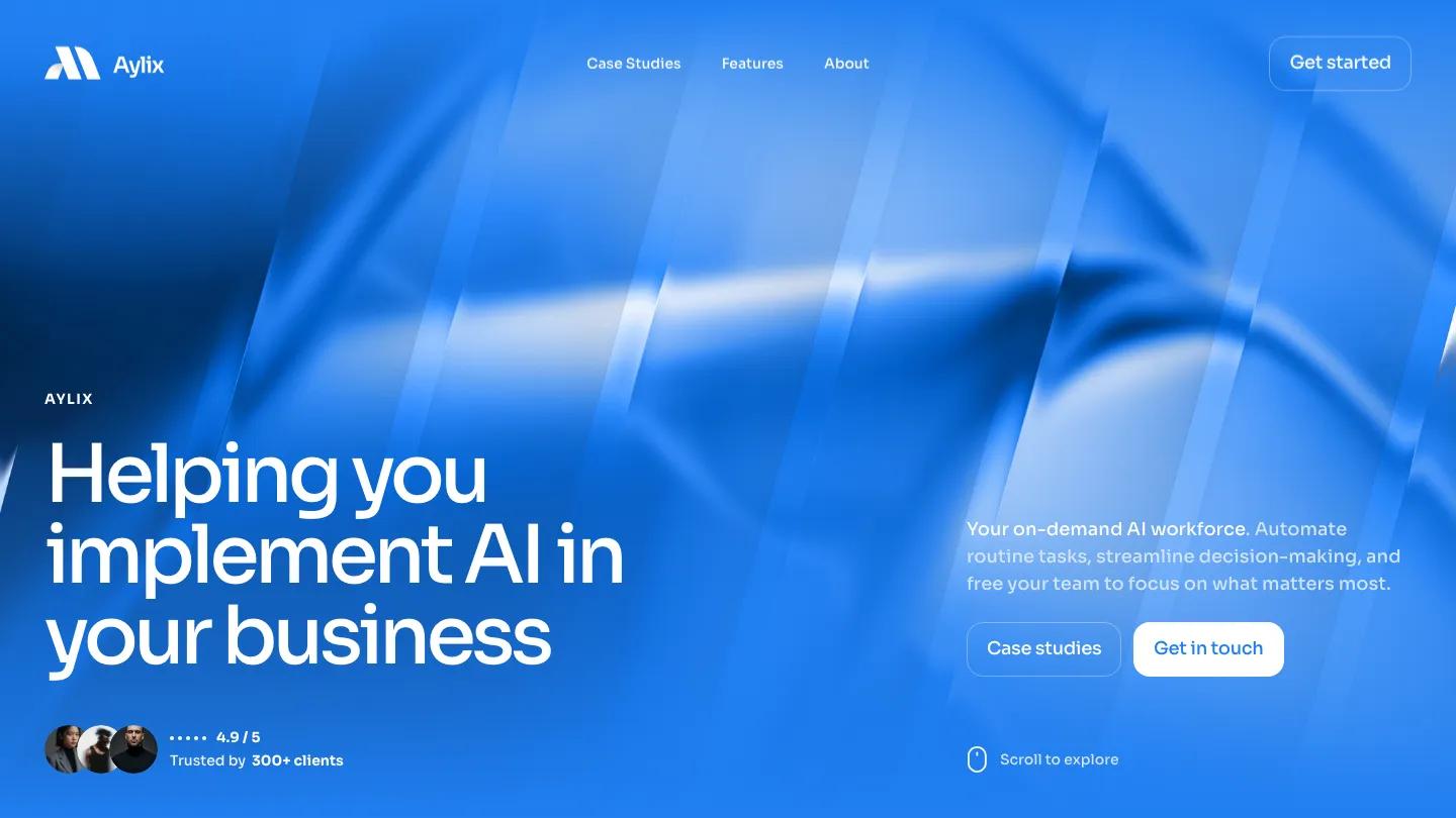 Aylix - Framer Technology & Software Website Template