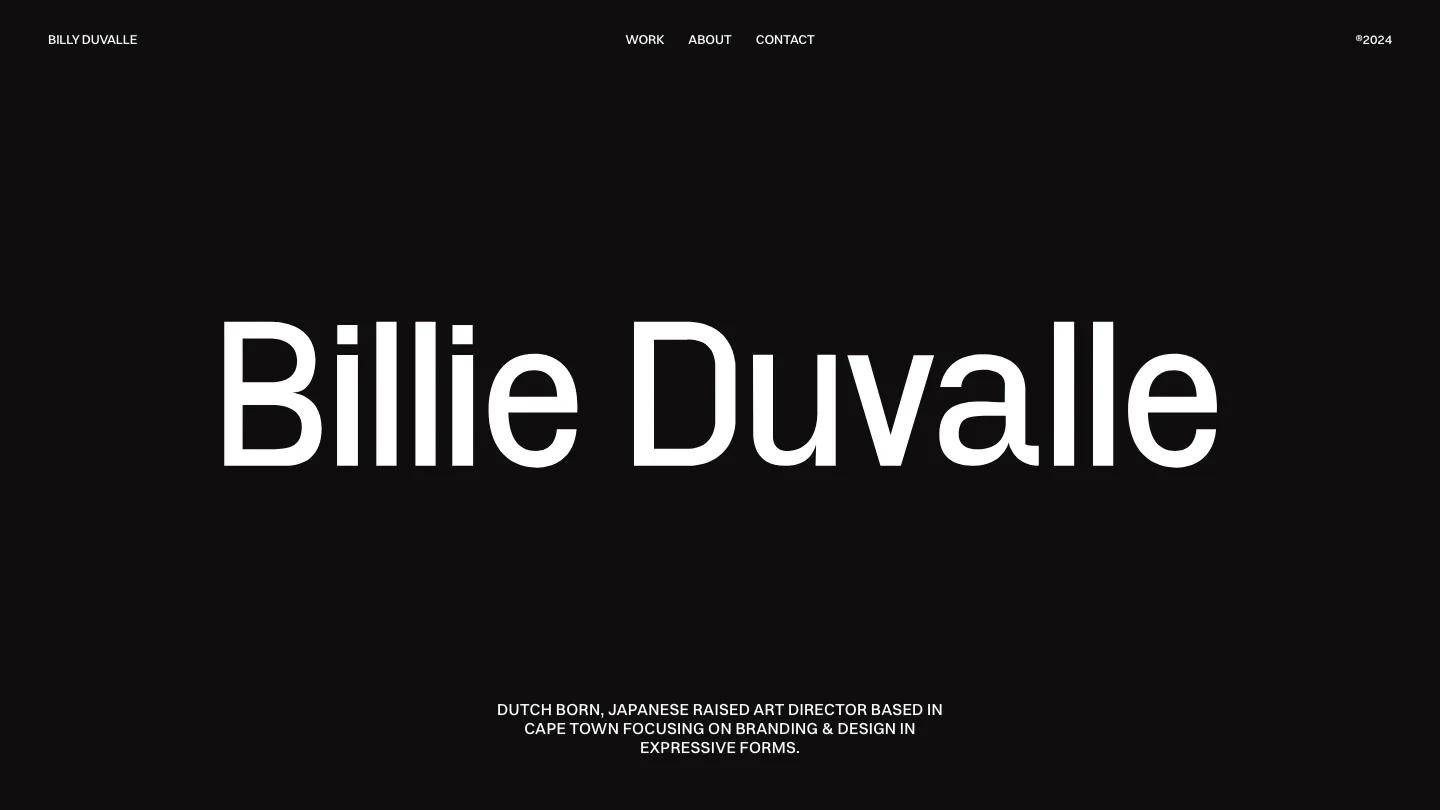 billie - Framer Portfolio & Agency Website Template