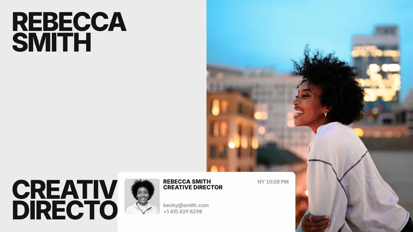 creative-cv - Framer Personal Website Template
