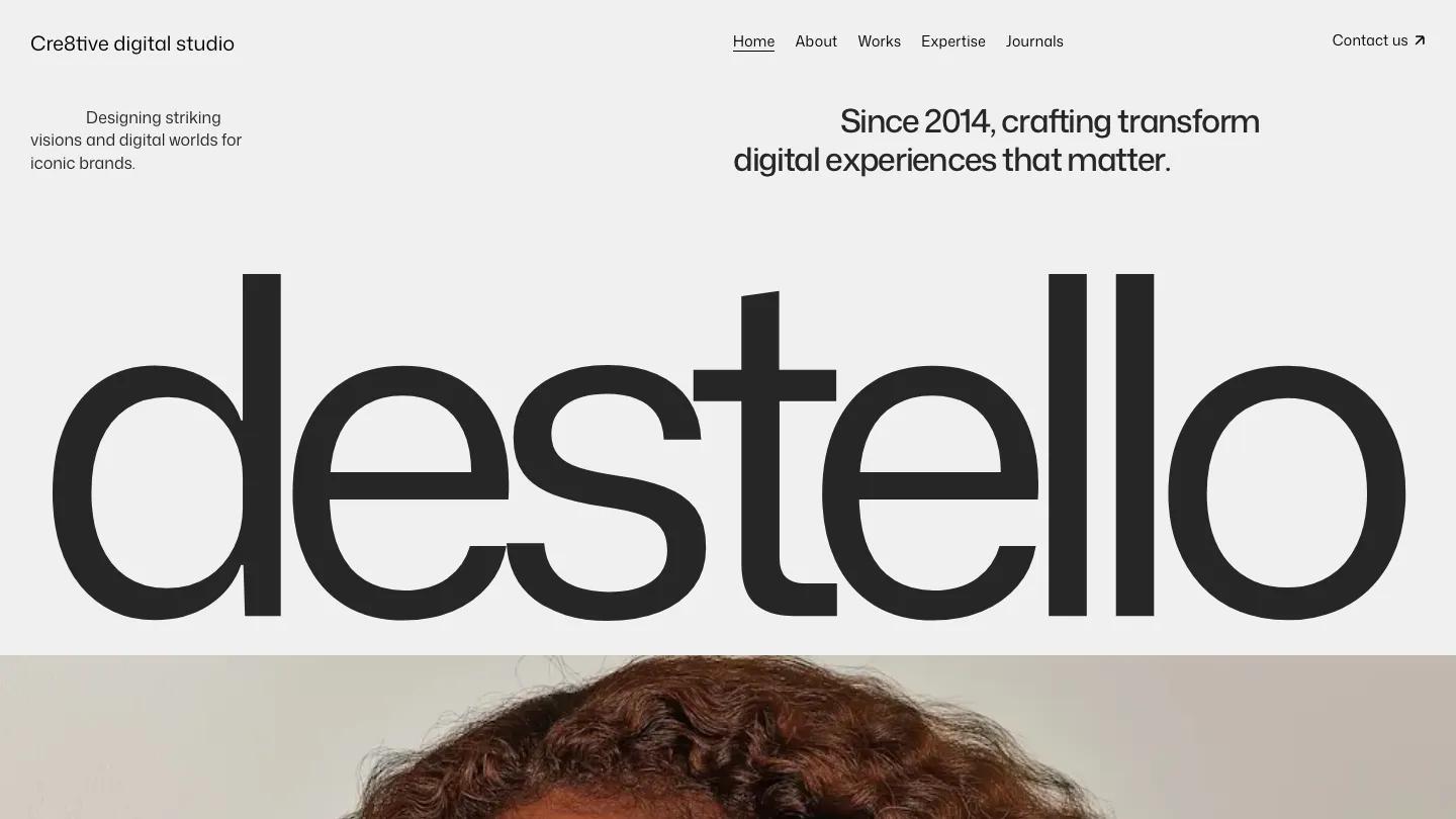 destello - Framer Portfolio & Agency Website Template