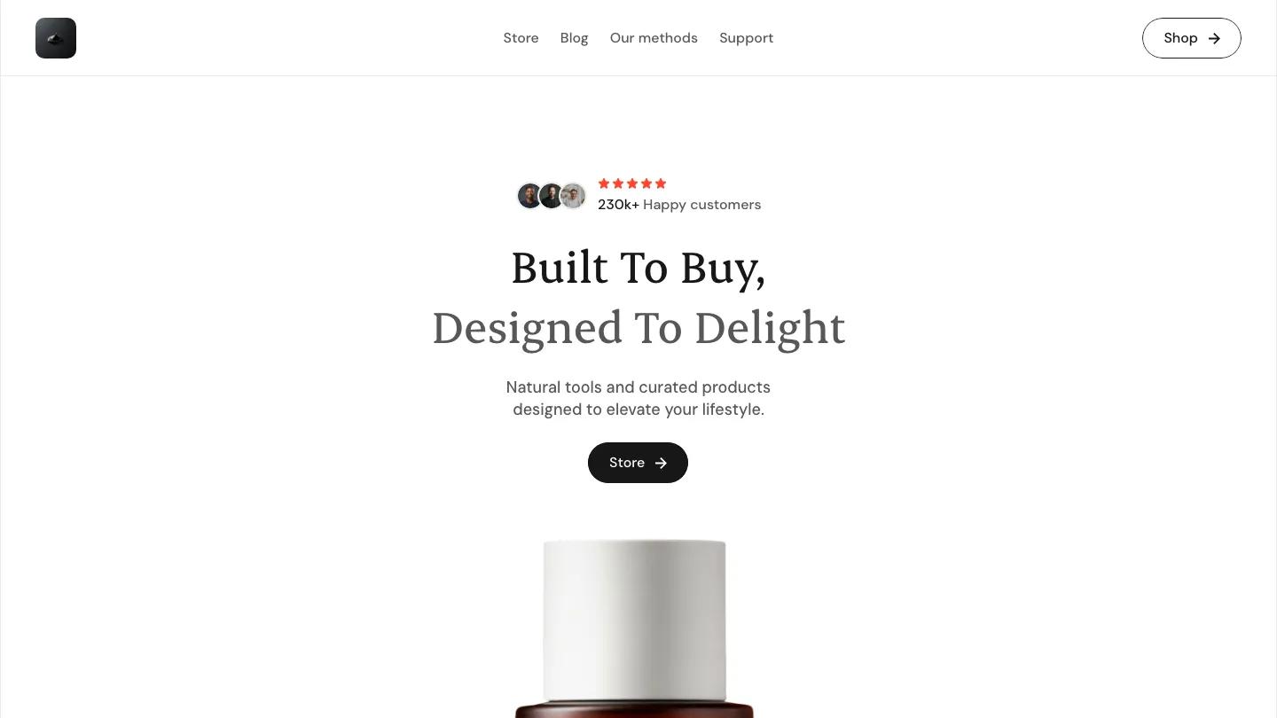 Essential - Framer Retail & E-commerce Website Template