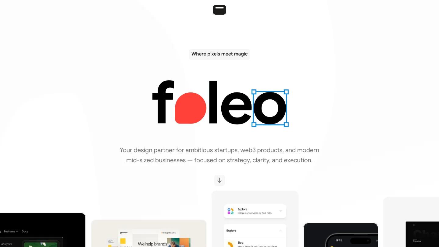 foleo - Framer Personal Website Template