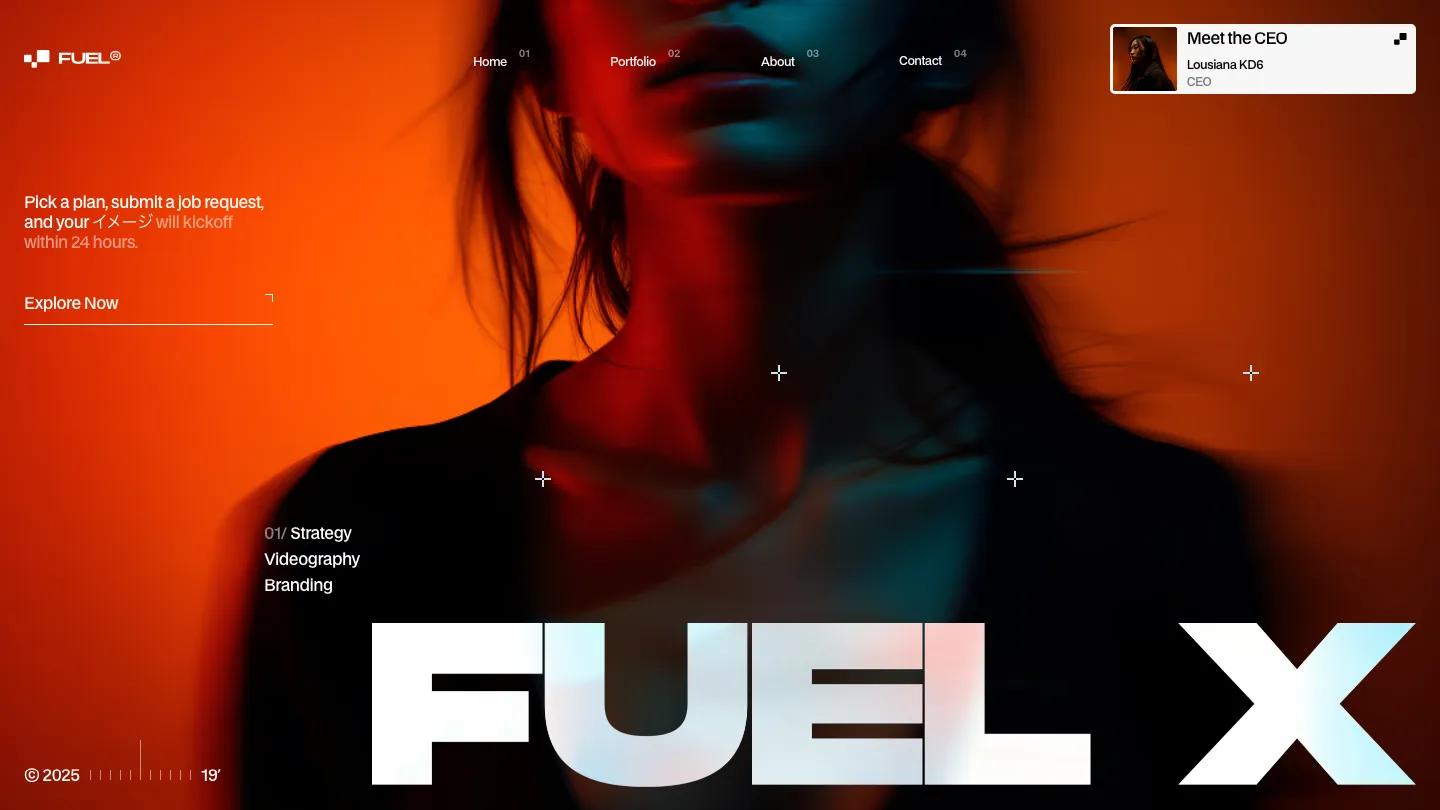 Fuel - Framer Portfolio & Agency Website Template