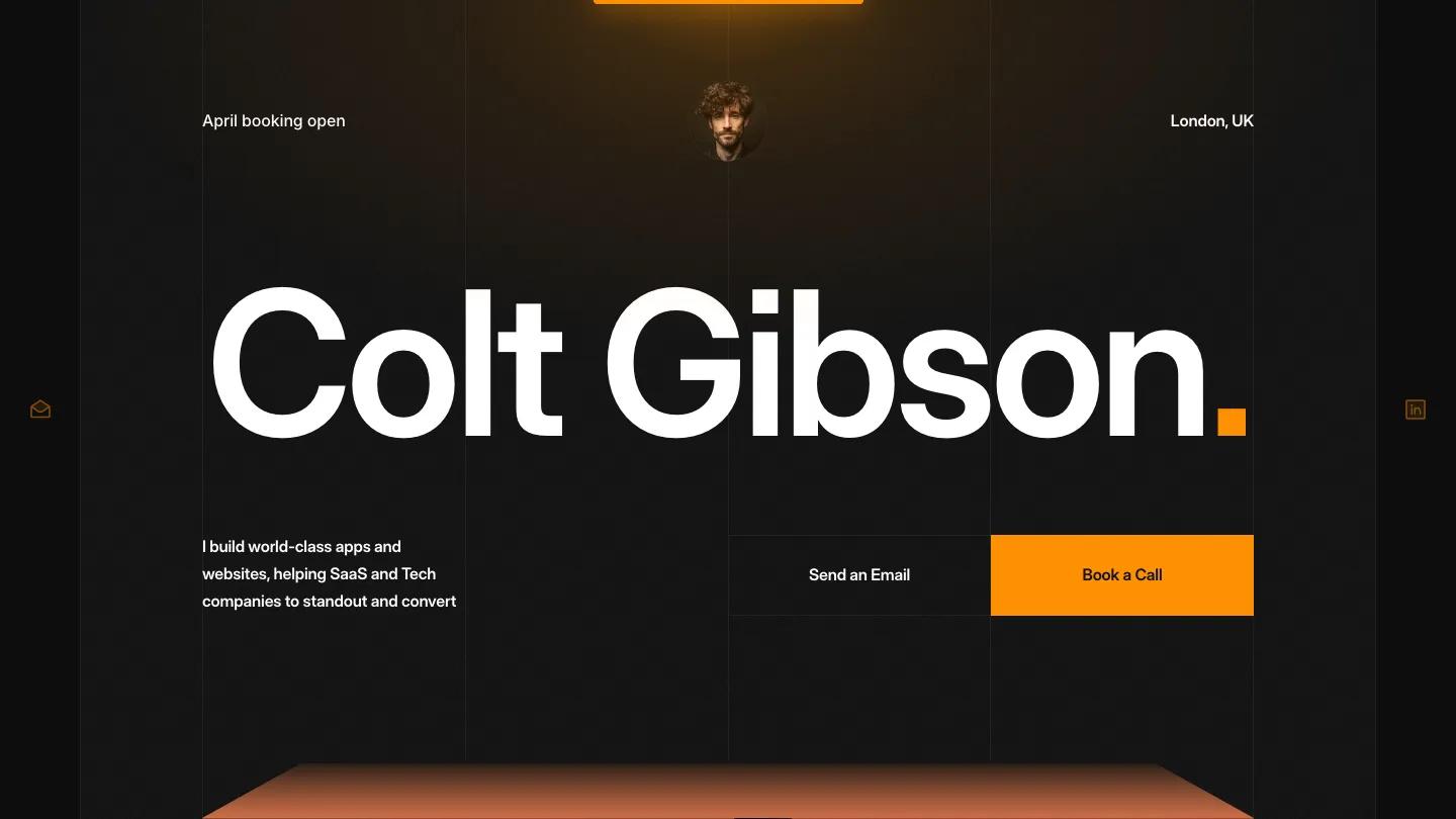 gibson - Framer Portfolio & Agency Website Template
