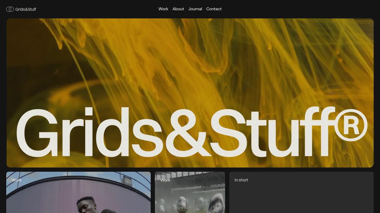gridsstuff - Framer Portfolio & Agency Website Template