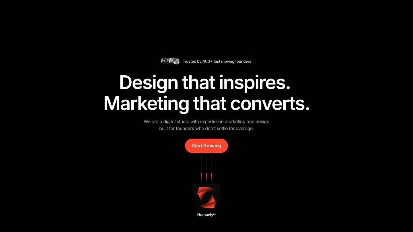 humanly - Framer Portfolio & Agency Website Template