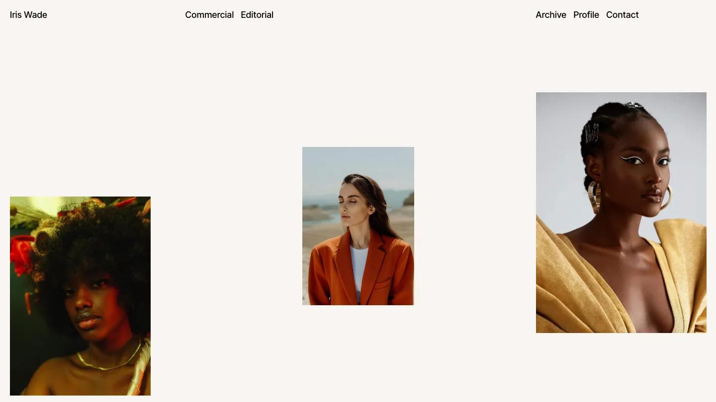 iris-wade - Framer Photography & Videography Website Template