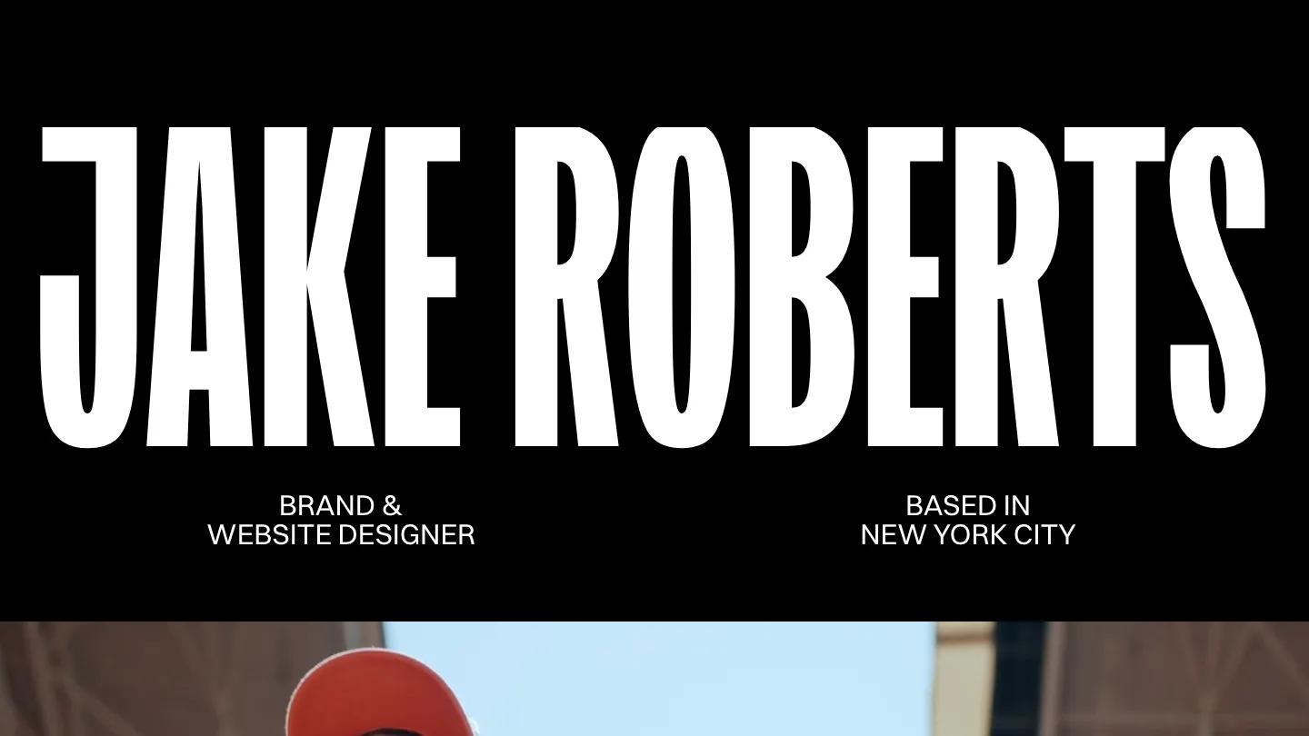 jake-roberts - Framer Fashion & Accessories Website Template