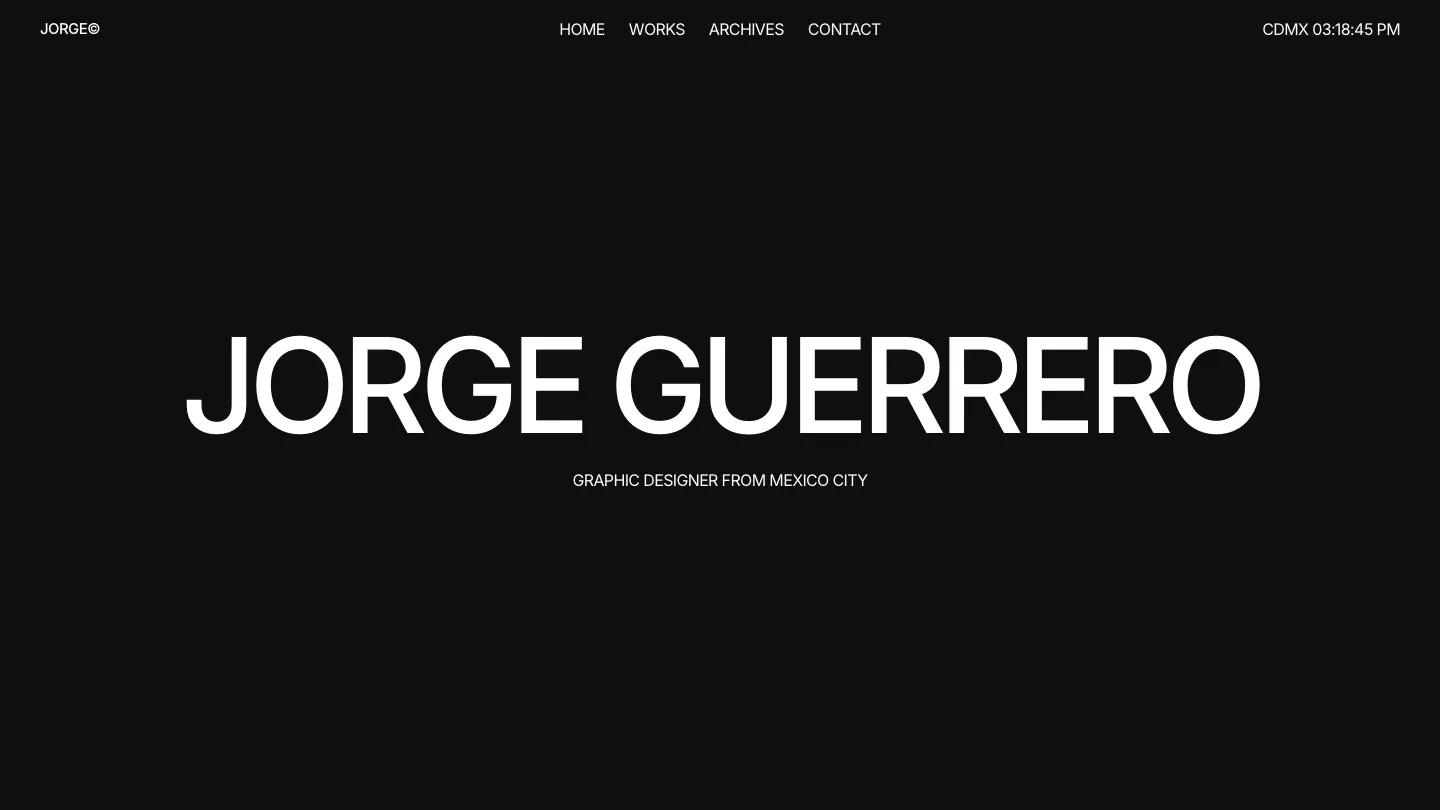 jorge - Framer Portfolio & Agency Website Template