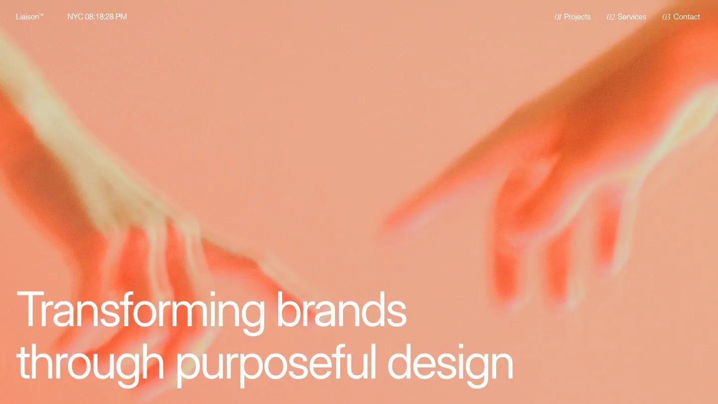 liaison - Framer Portfolio & Agency Website Template