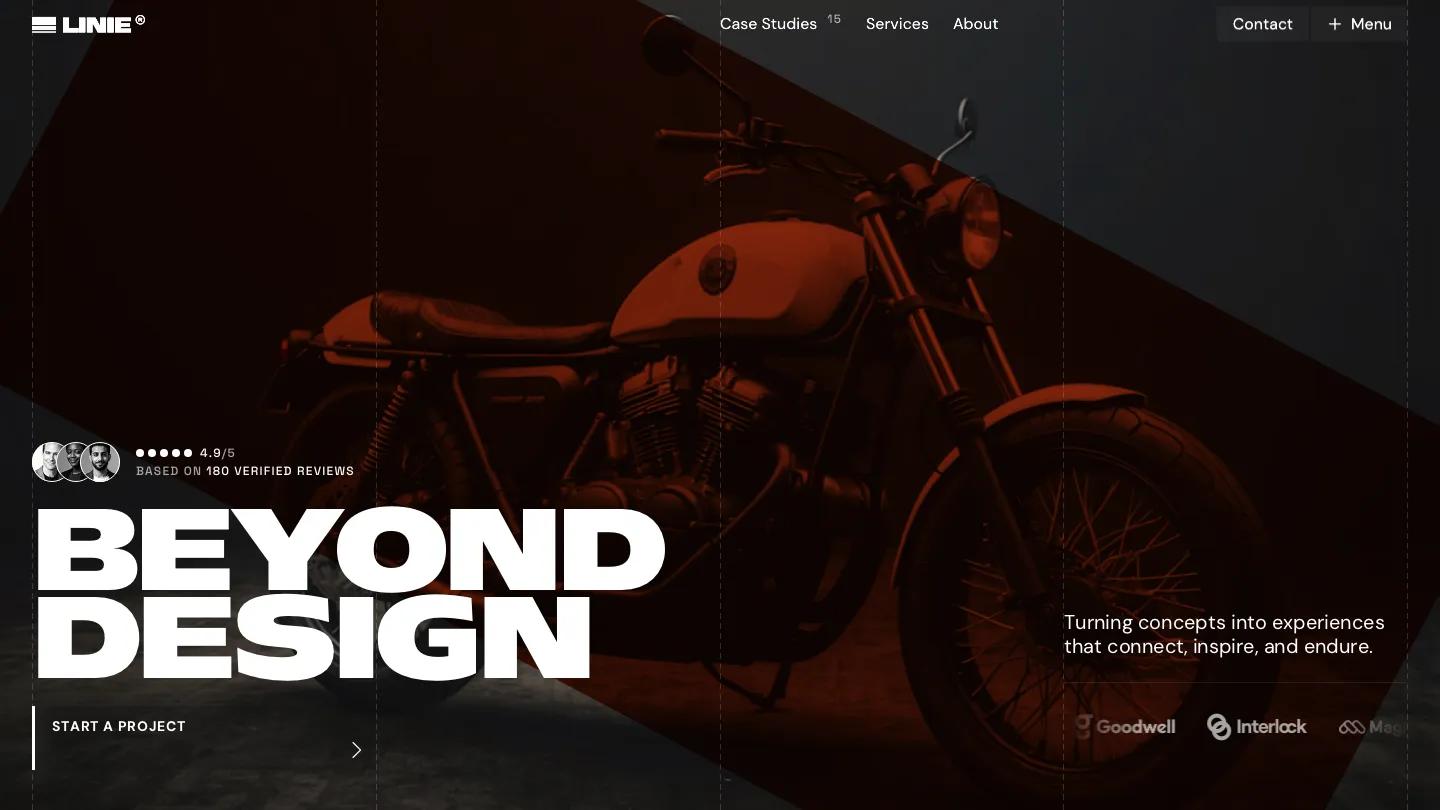 linie - Framer Portfolio & Agency Website Template