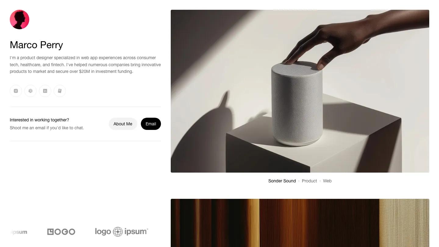 luno - Framer Portfolio & Agency Website Template