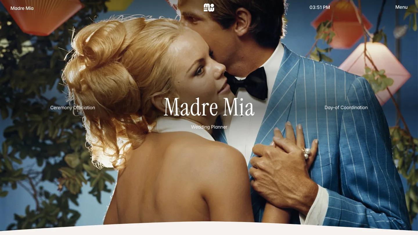 madre-mia - Framer Portfolio & Agency Website Template