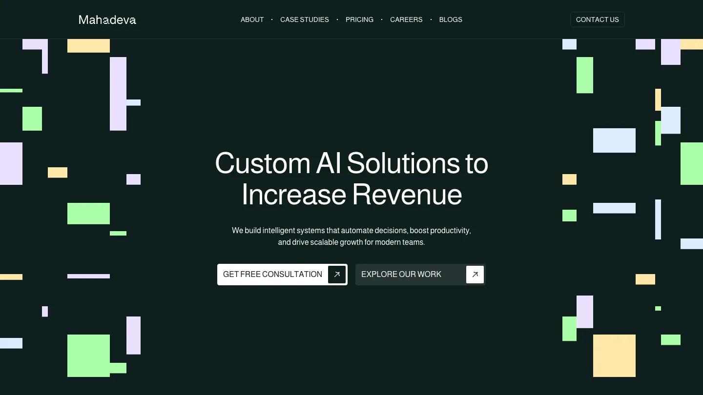 Mahadeva - Framer Technology & Software Website Template