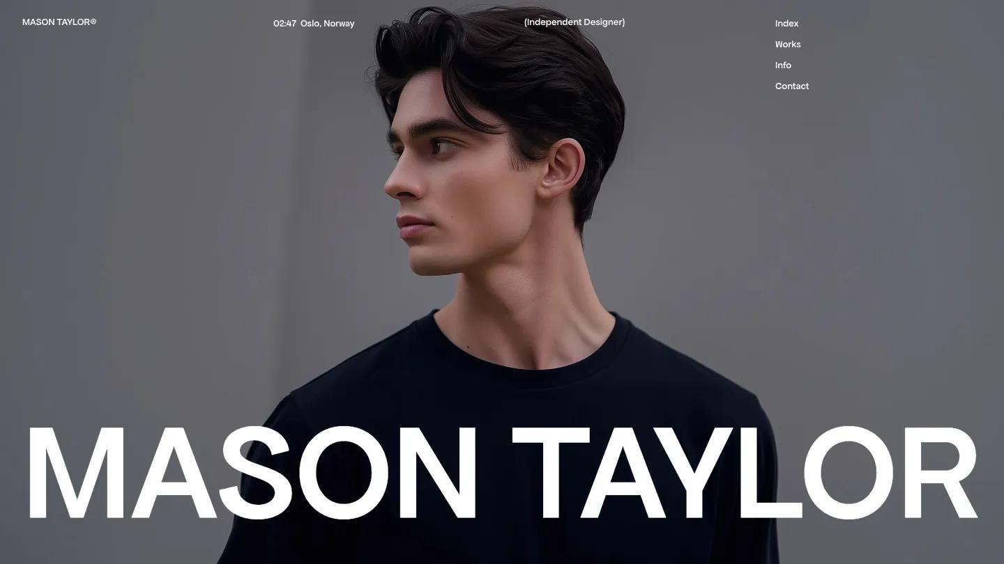 mason - Framer Portfolio & Agency Website Template