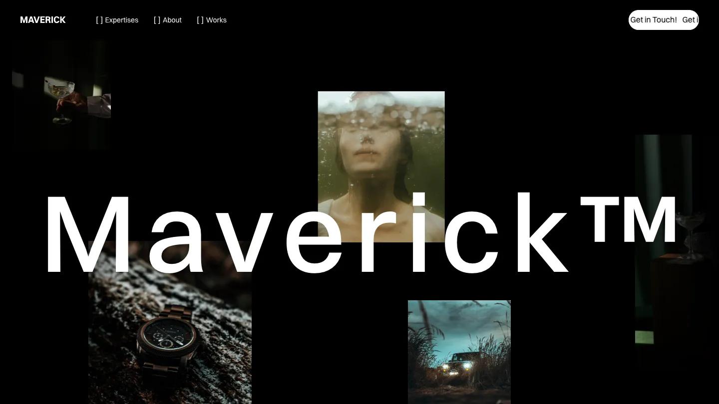 maverick - Framer Portfolio & Agency Website Template