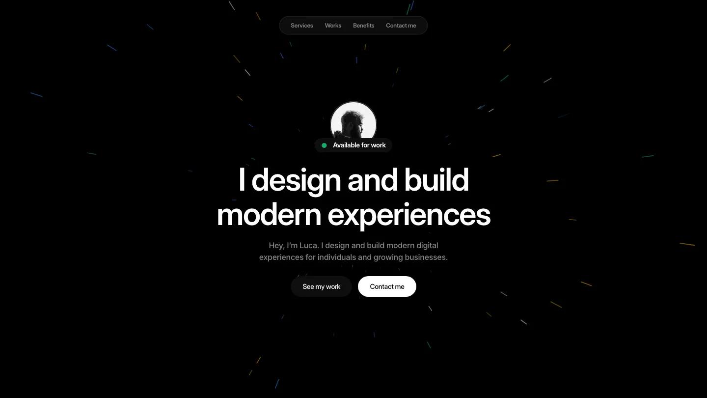 memento - Framer Personal Website Template