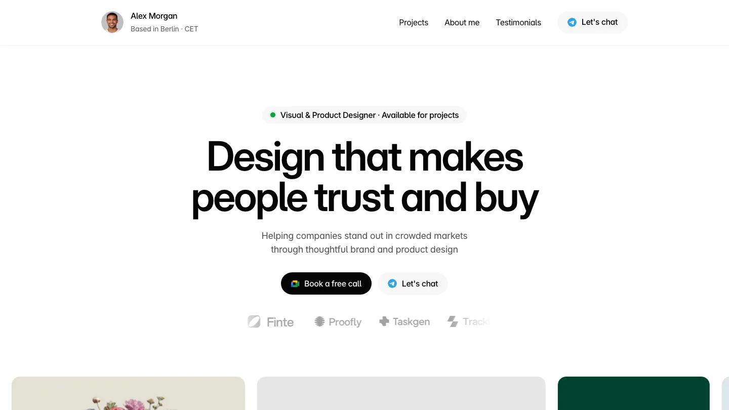 menoa - Framer Portfolio & Agency Website Template