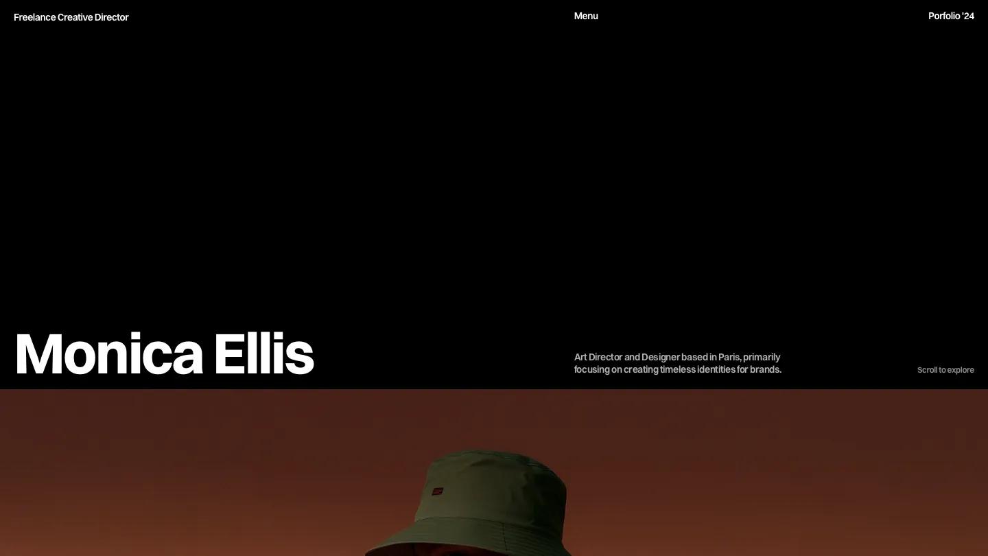 monica-ellis - Framer Portfolio & Agency Website Template