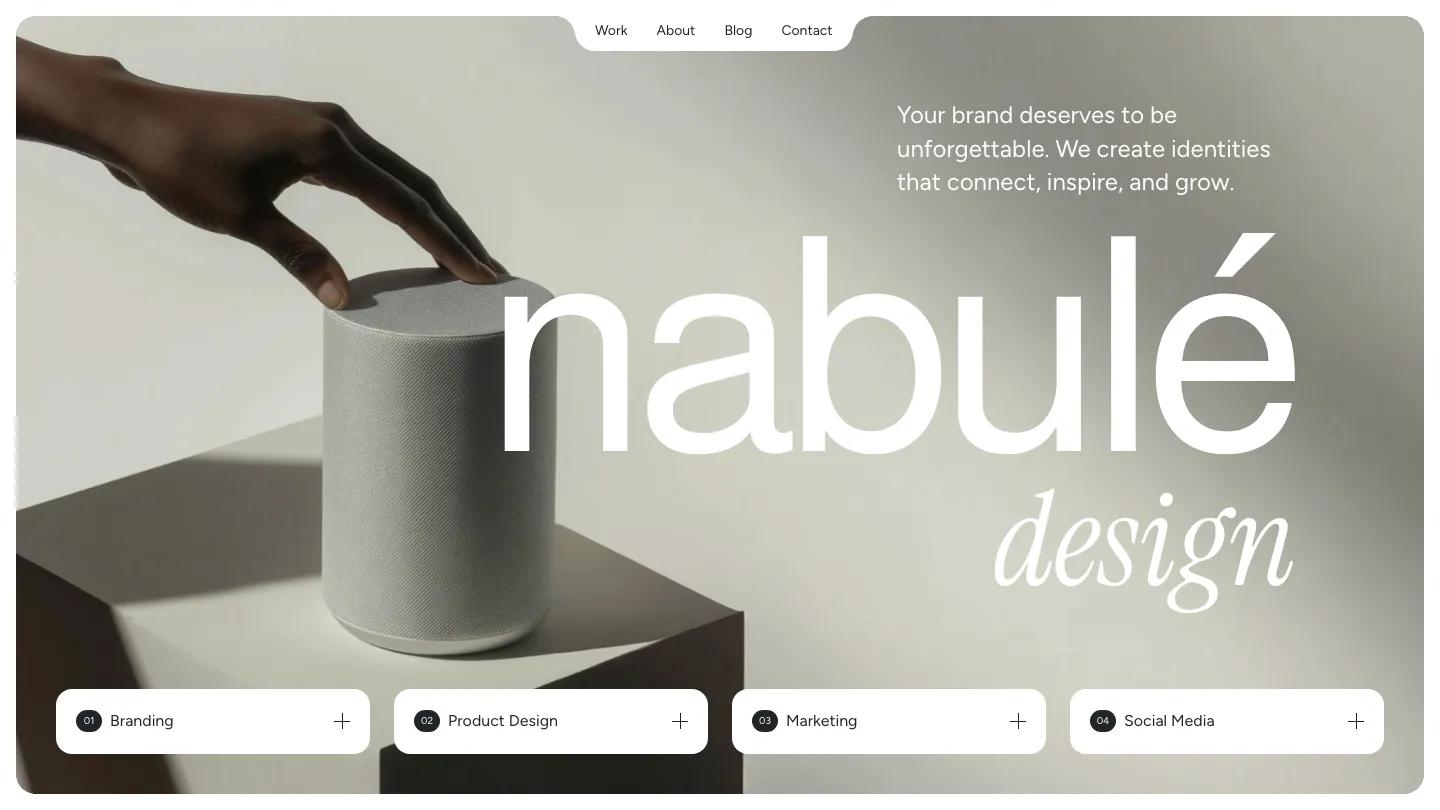 nabule - Framer Portfolio & Agency Website Template