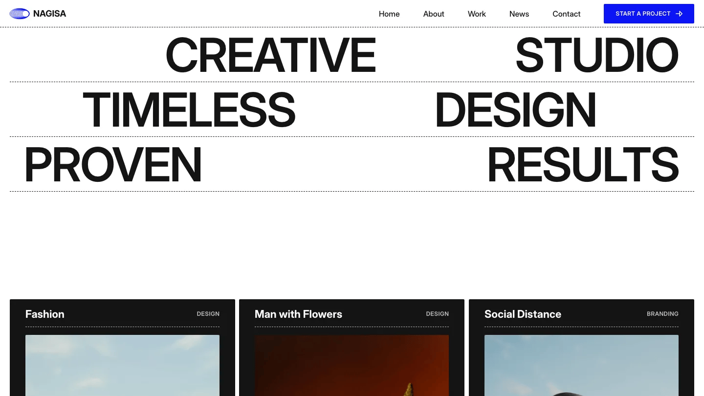 nagisa - Framer Portfolio & Agency Website Template