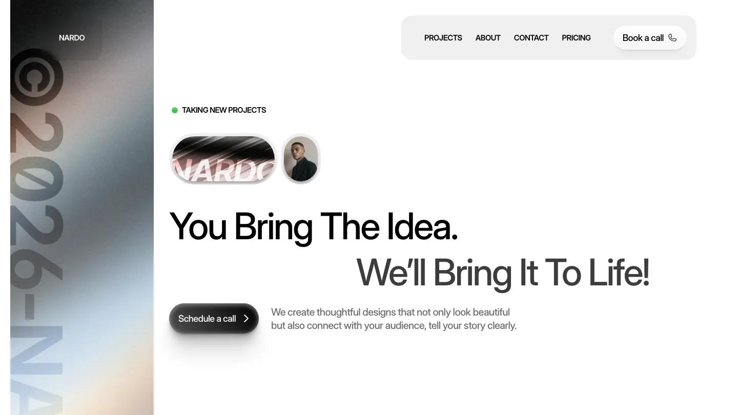 nardo - Framer Portfolio & Agency Website Template