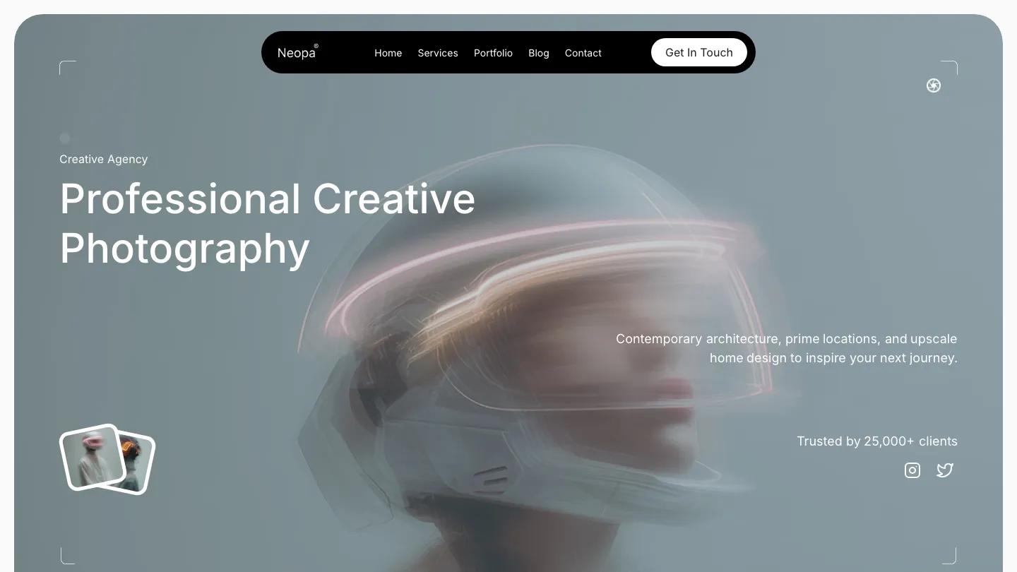 neopa - Framer Photography & Videography Website Template