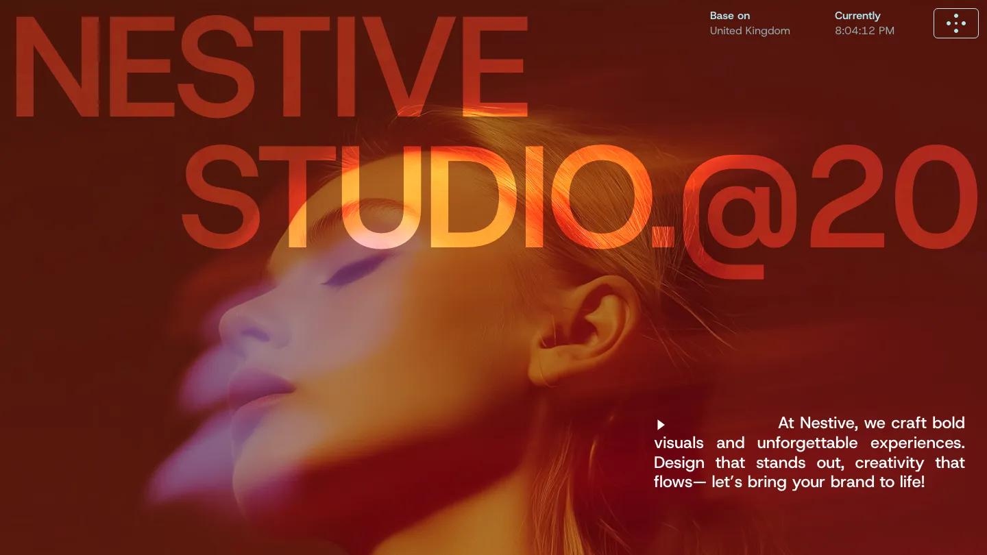 nestive - Framer Portfolio & Agency Website Template