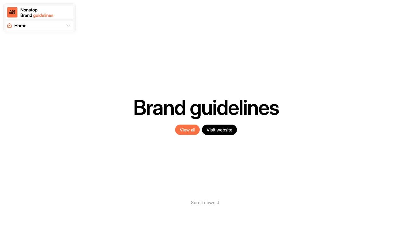 nonstop - Framer Documentation Website Template