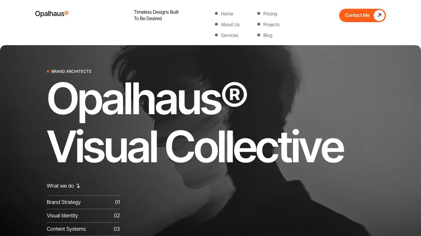 opalhaus - Framer Portfolio & Agency Website Template