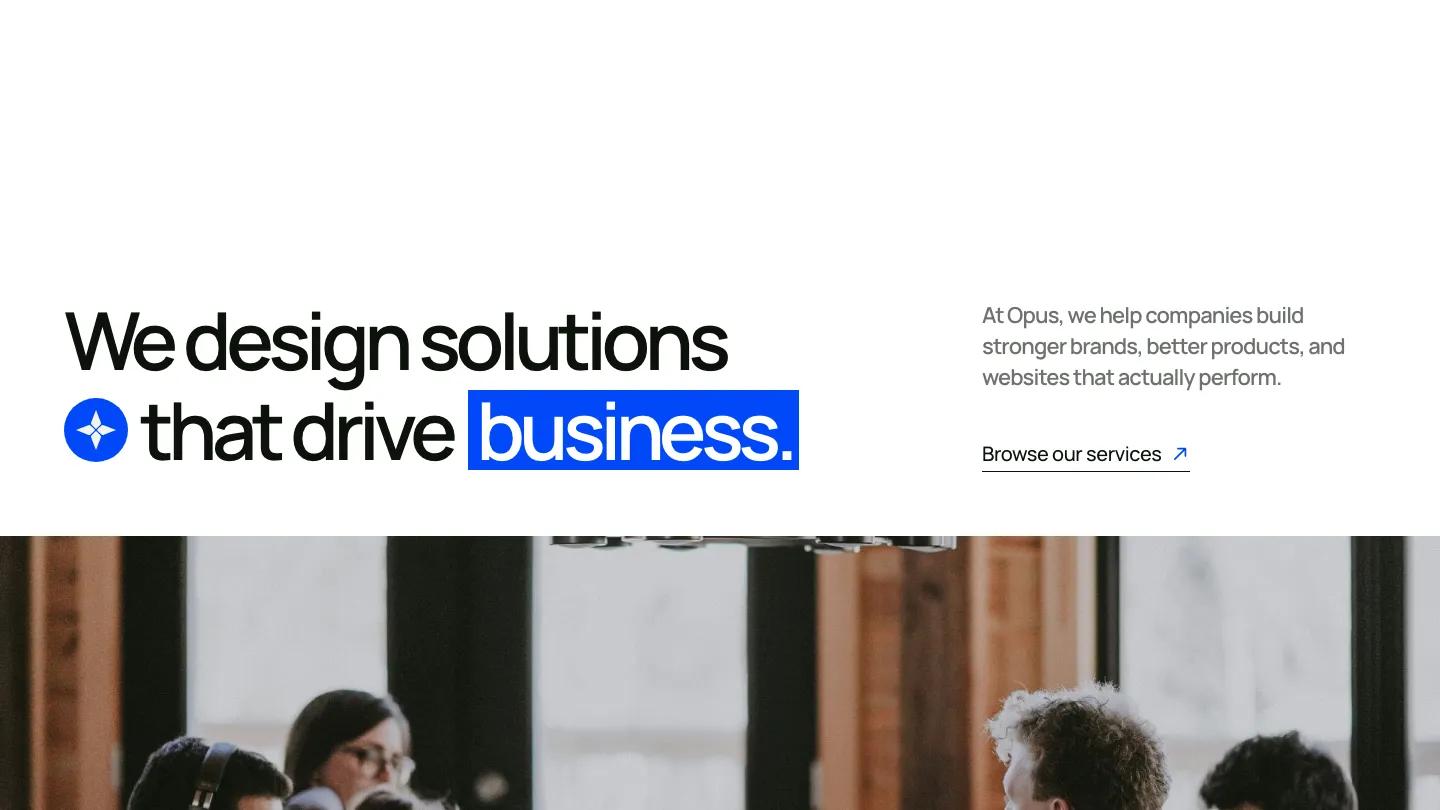 opus - Framer Portfolio & Agency Website Template