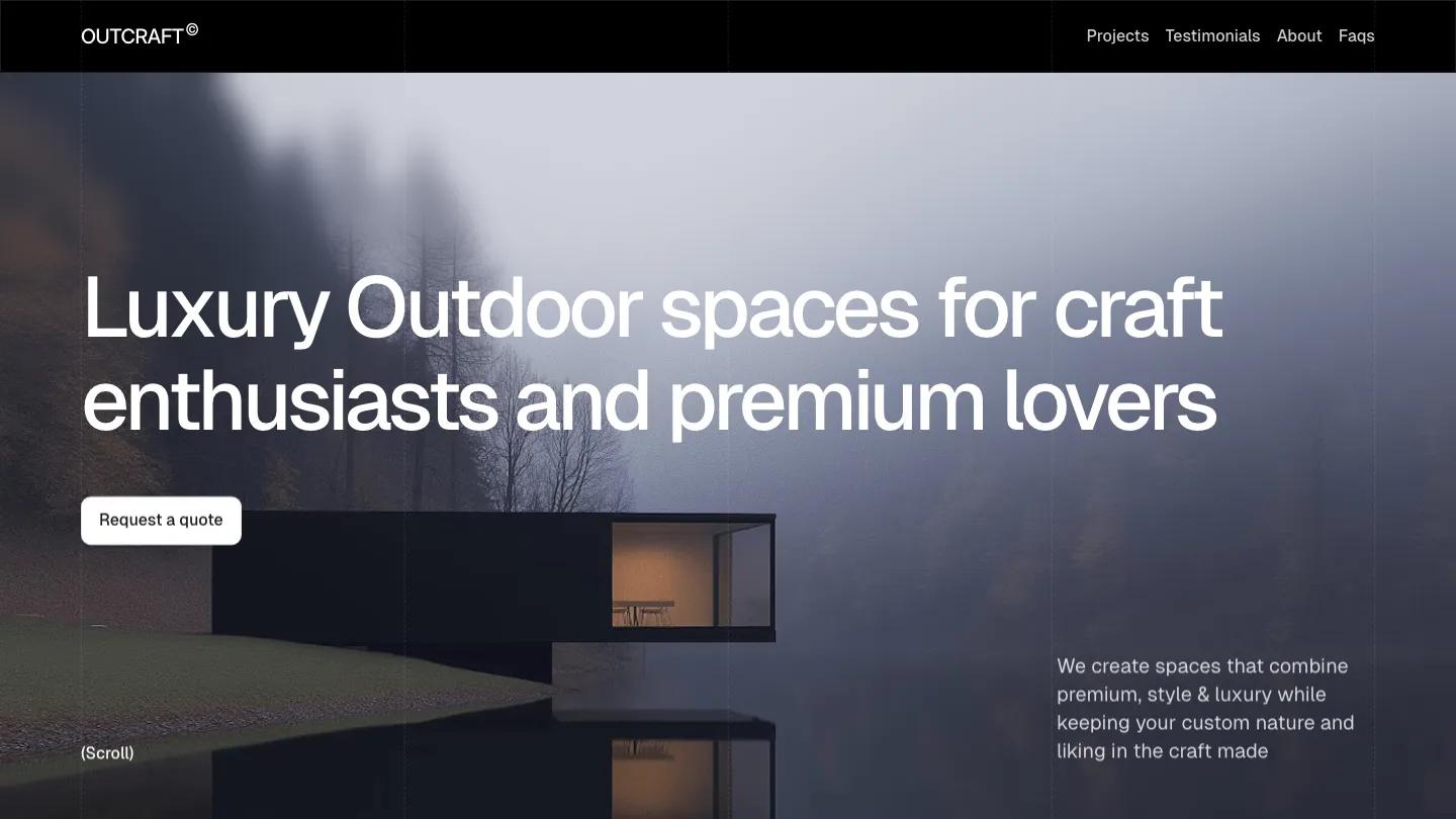 outcraft - Framer Professional Services Website Template