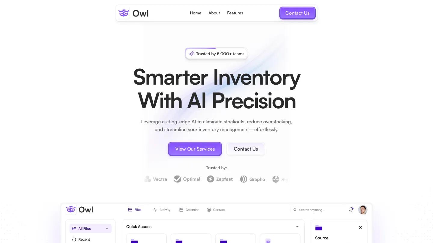 OwlSynt - Framer Technology & Software Website Template