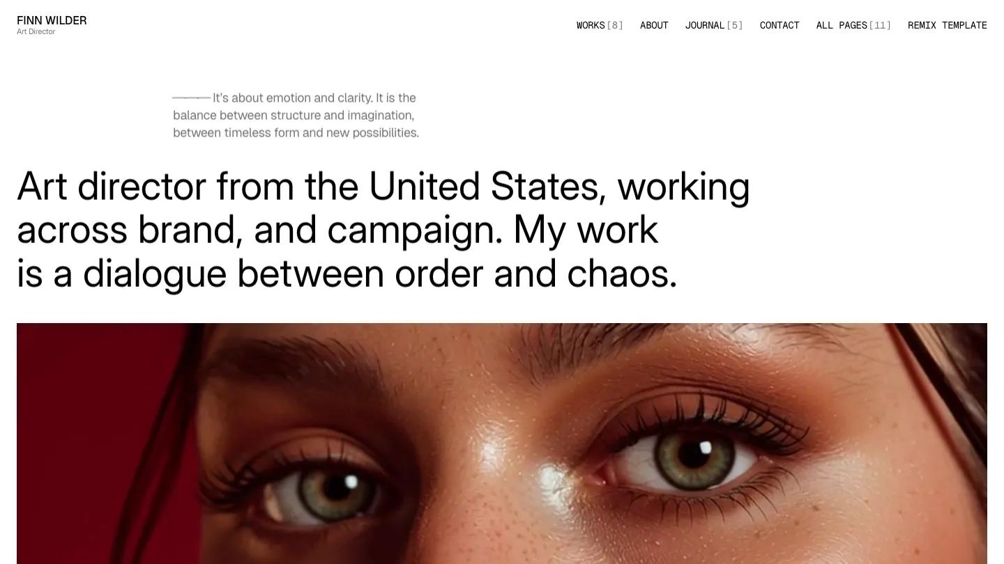 persoport - Framer Personal Website Template