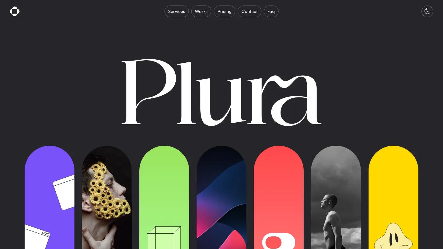 plura - Framer Personal Website Template
