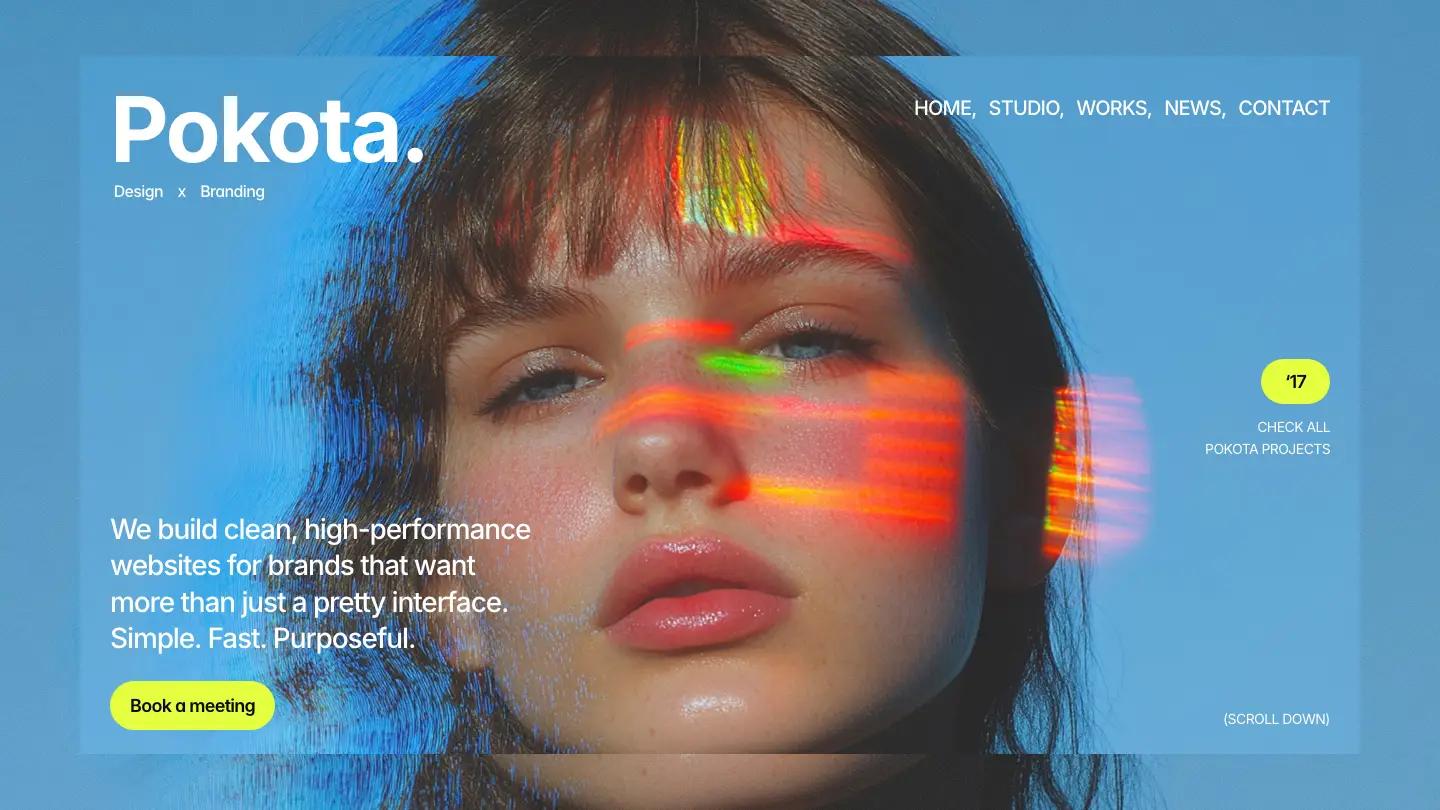 pokota - Framer Portfolio & Agency Website Template