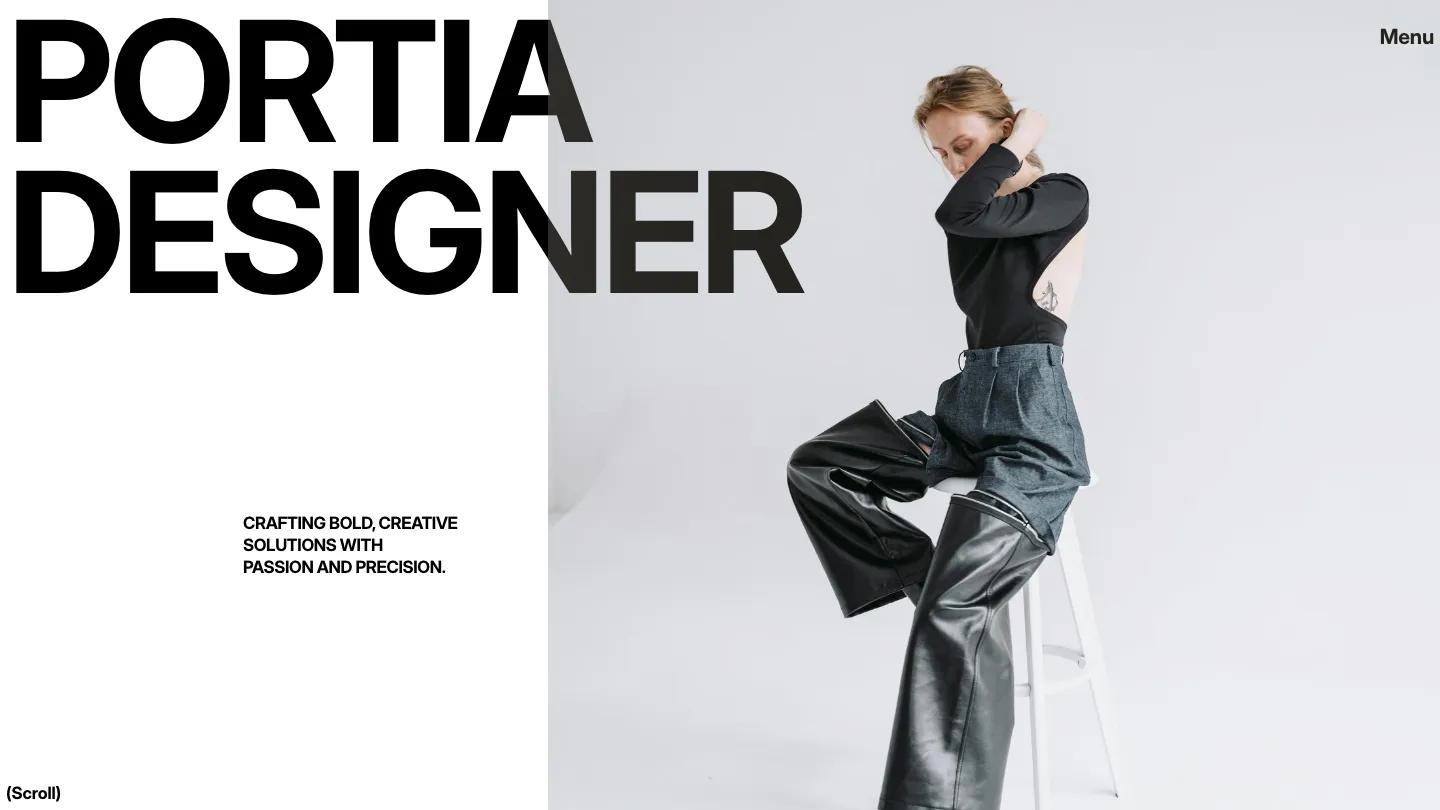 portia - Framer Portfolio & Agency Website Template