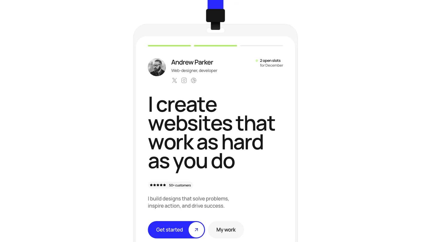 praxis - Framer Personal Website Template