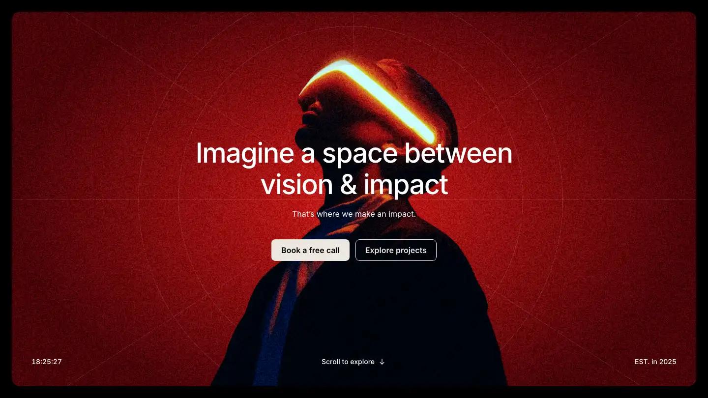pumpkin - Framer Portfolio & Agency Website Template