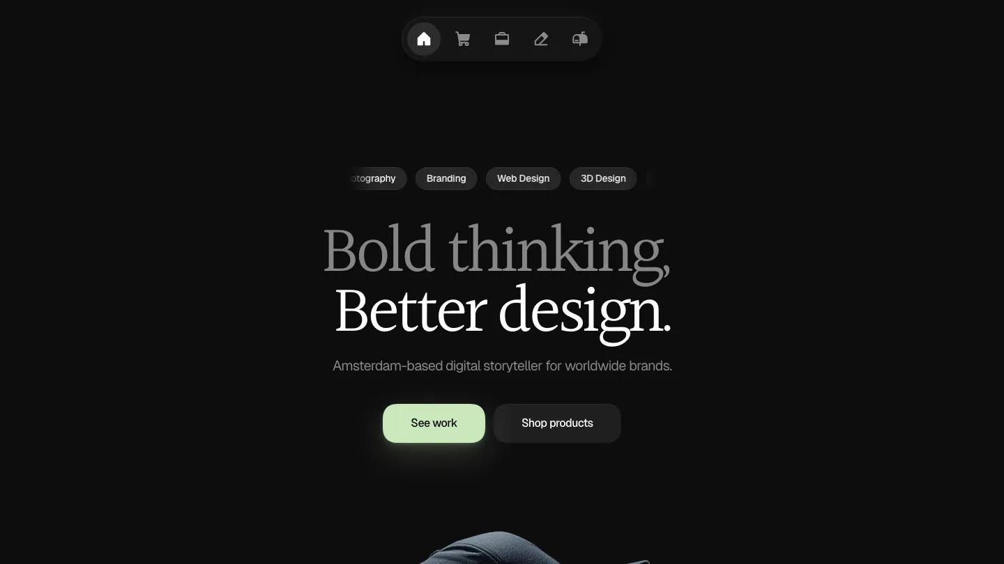 refined - Framer Personal Website Template