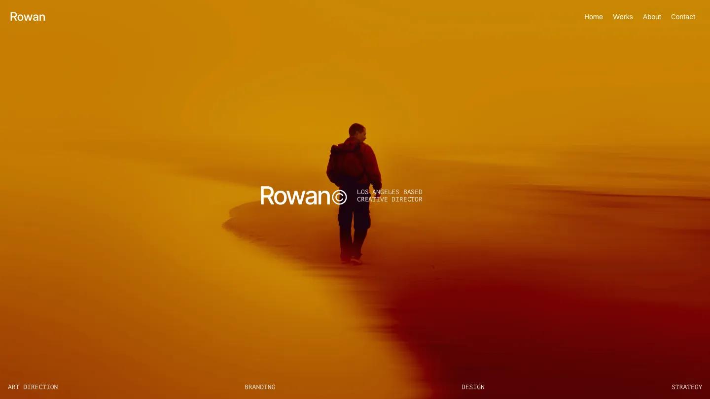 rowan - Framer Portfolio & Agency Website Template